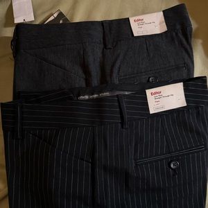 EXPRESS Pants-Size 6-Editor Flare style-2 pairs